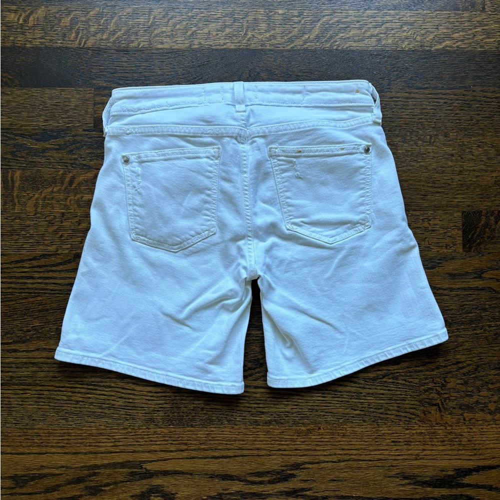 Anthropologie and the Letterpress White, 6” Inseam, Denim Shorts. Size 25. - Picture 4 of 7